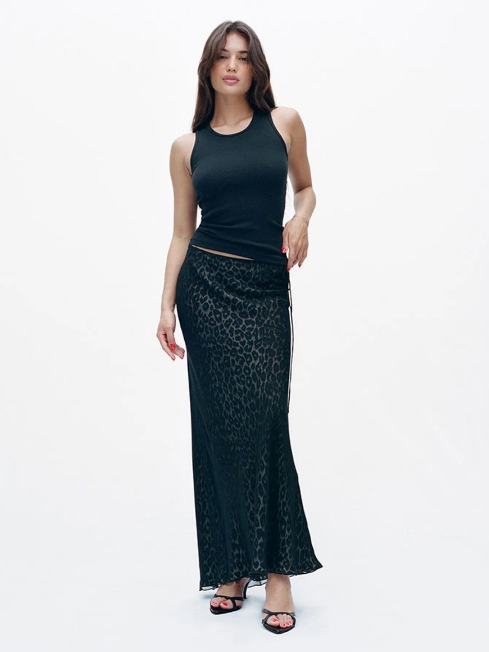Realisation Par Black Real Tank Top Size S